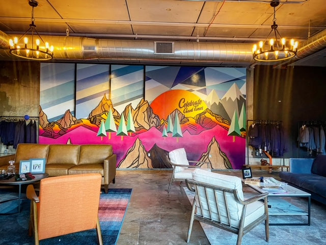 Q&A With Artist Pat Milbery- The Talent Behind Our Denver Showroom Mural